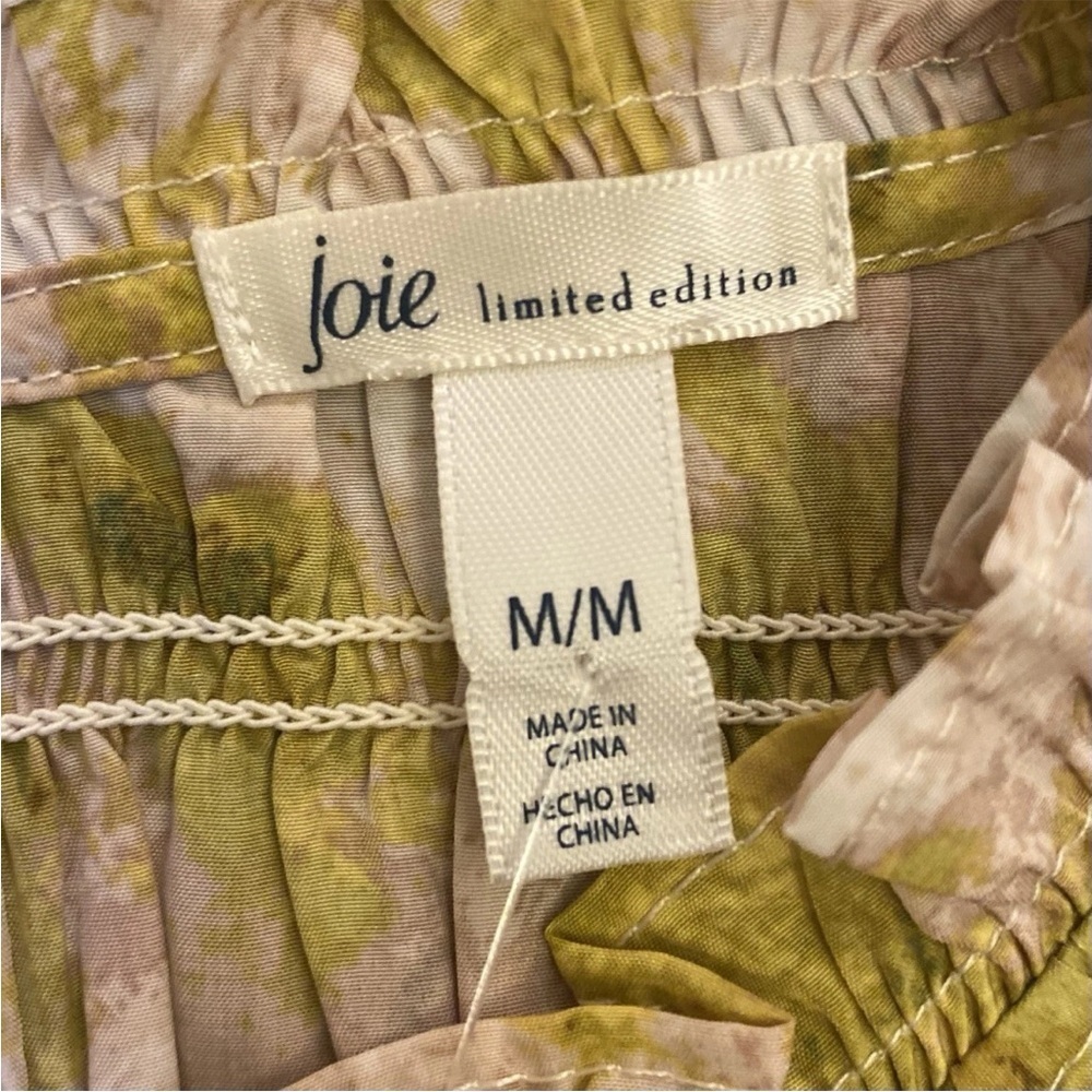 JOIE Limited Edition Womens Sleeveless Top Ruffled Neck Size M - Medium NWT $198 - Picture 11 of 16
